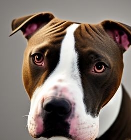 Amerikai pitbull terrier kutya profilkép